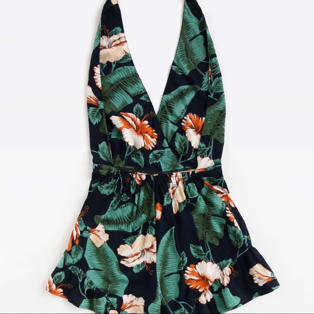 Open back Romper